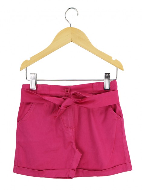 Bermuda Silmara Tecido Rosa Infantil