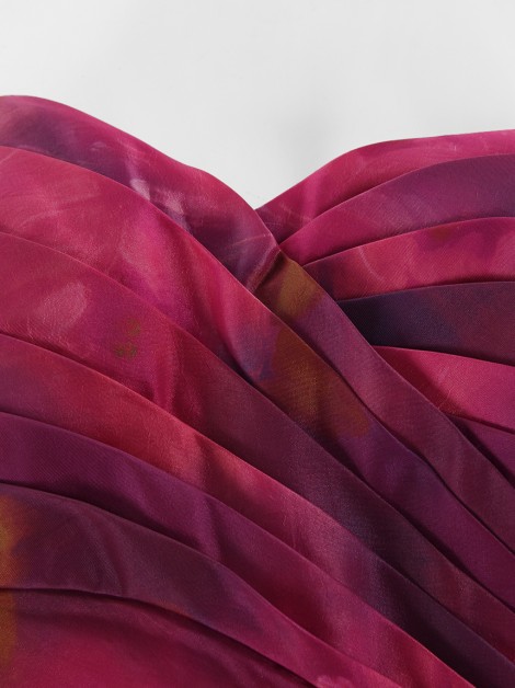 Vestido Aidan Mattox Tomara Que Caia Estampado Rosa