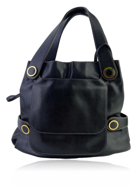 Bolsa Loewe Couro Preta Tote