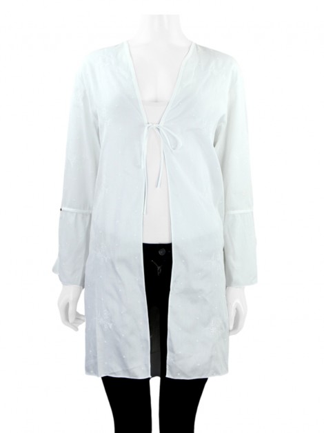 Robe Trousseau Amarração Branco