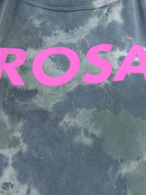 Blusa Rosa Chá Tie Die Cinza