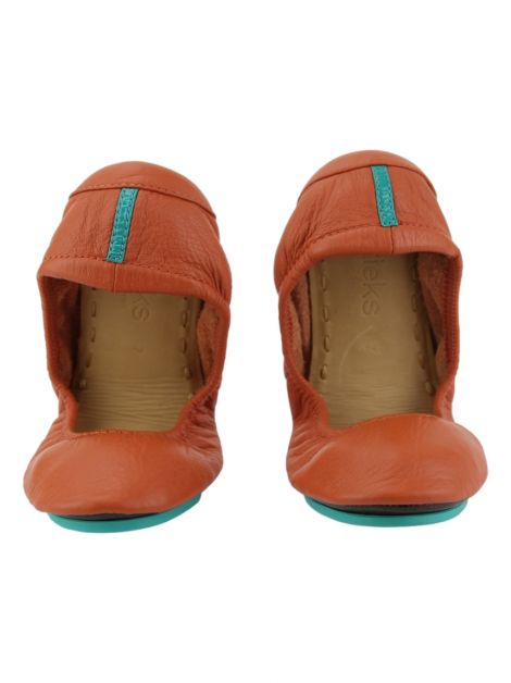 Sapatilha Tieks Couro Laranja