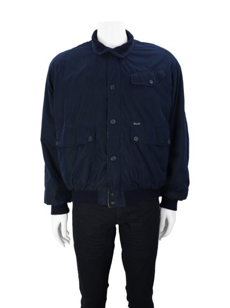 Jaqueta Façonnable Bomber Azul Marinho Masculino