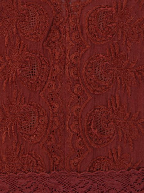 Macacão Free People Renda Terracota