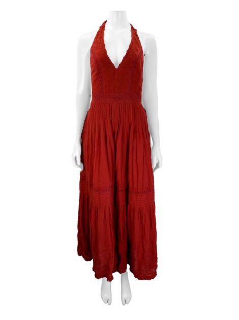 Macacão Free People Renda Terracota