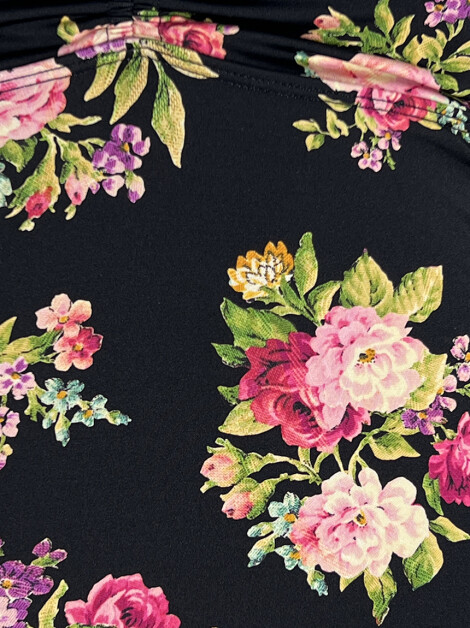 Maiô Zimmermann Preto Floral