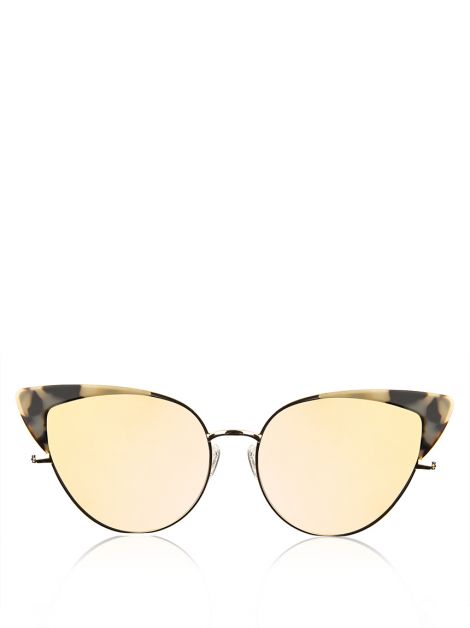 Óculos Lyndon Leone Gabriela Gold/White Tortoise