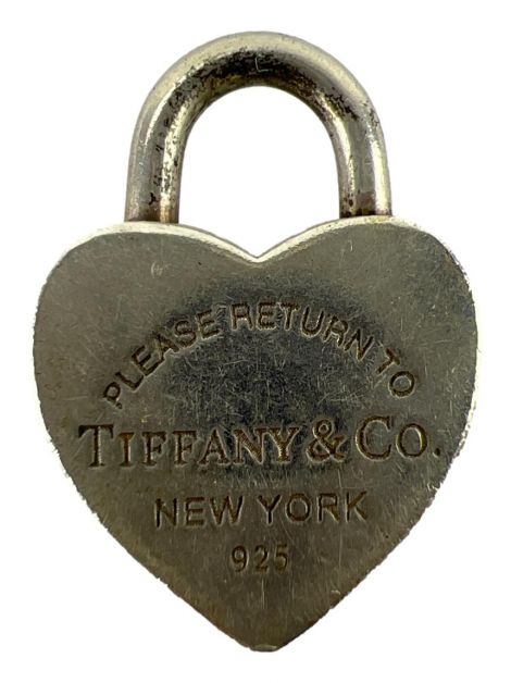 Pingente Tiffany & Co Heart Lock Prateado