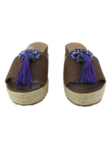Plataforma Anna Barroso Tassel Bordada