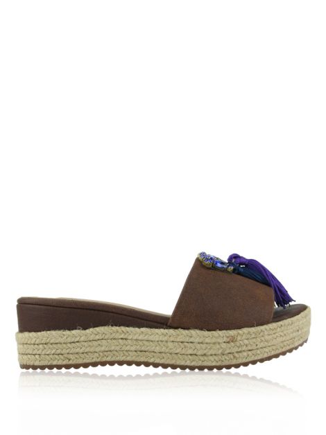 Plataforma Anna Barroso Tassel Bordada
