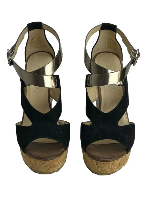 Plataforma Jimmy Choo Nate Preta