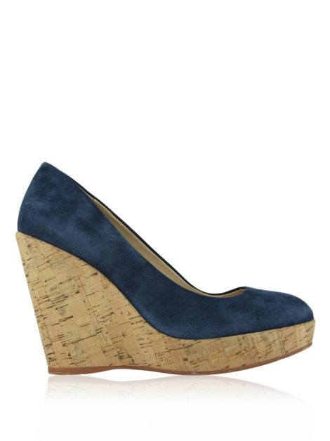 Plataforma Vince Camuto Faran Cork Azul