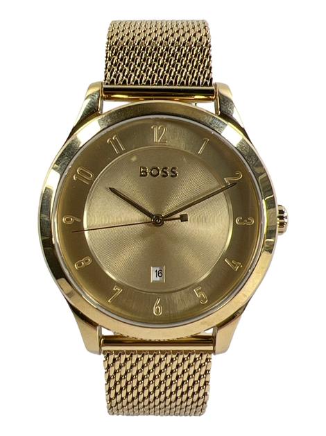 Relógio Hugo Boss Aço Dourado - CFFN137 Original | Etiqueta Única