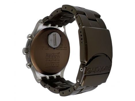 Relógio Swatch Diaphane Irony Quartzo Bronze