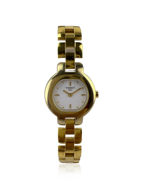 Rel gio Tissot G330 Quartzo Dourado Original CEVE7 Etiqueta nica