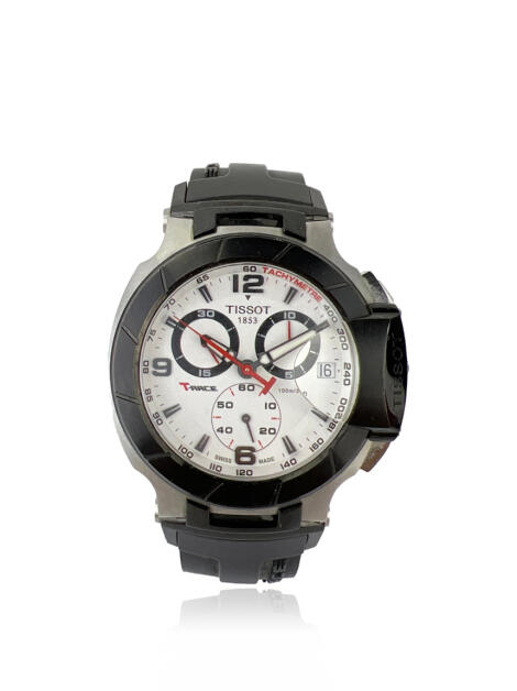 Rel gio Tissot T Race Preto Original CGRY1 Etiqueta nica