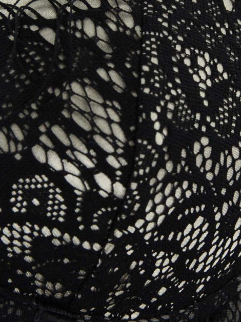 Corselet Fruit De La Passion Renda Bojo Preto