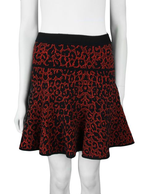 Saia A.L.C. Evasê Animal Print
