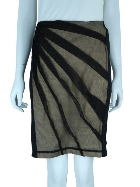 Saia Dolce & Gabbana Tule Preto