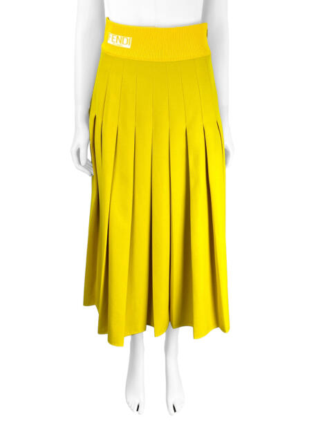 saia-fendi-plissada-amarela-
