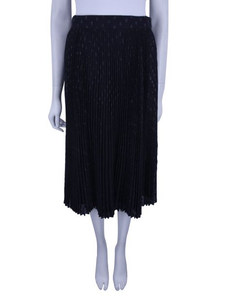 Saia Haute Hippie Midi Plissada