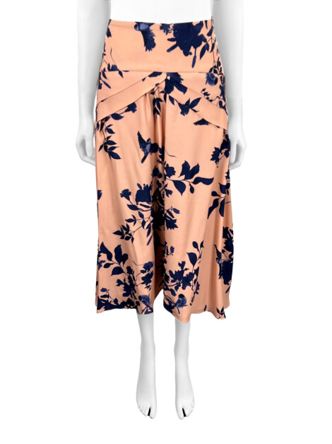 Saia Magrella Midi Estampada