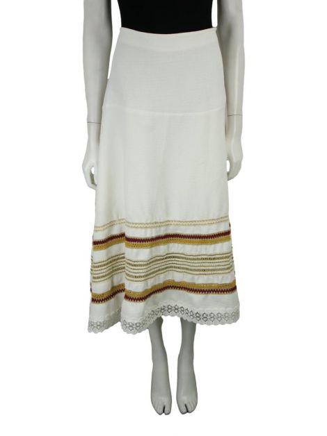 Saia Resort Couture Bordado Off-White