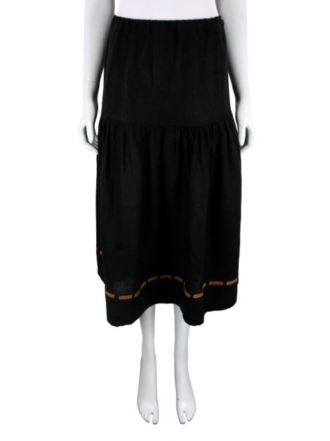 Saia SouQ Linho Preto