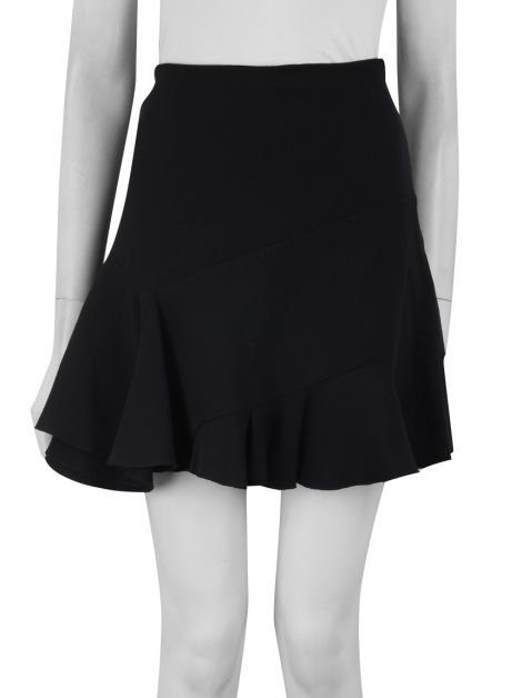 Saia Victoria Beckham Evasê Preto
