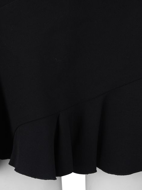 Saia Victoria Beckham Evasê Preto