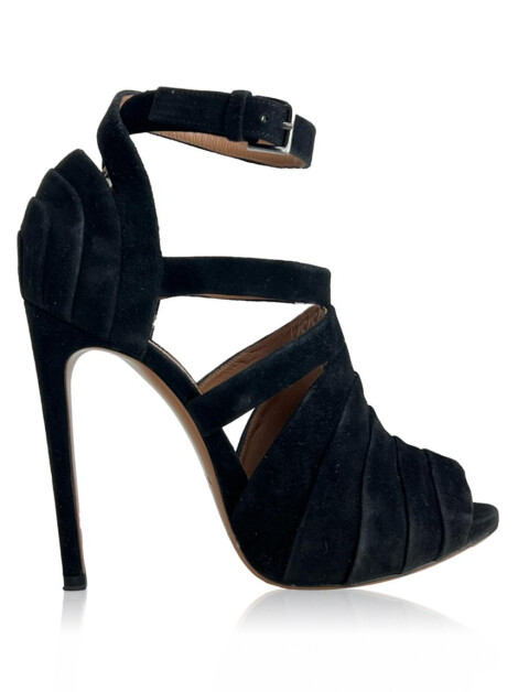 Sandália Alaia Suede Preta