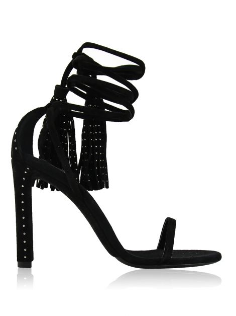 ysl lace up heels