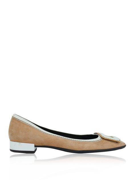 Sapatilha Roger Vivier Camurça Salmão