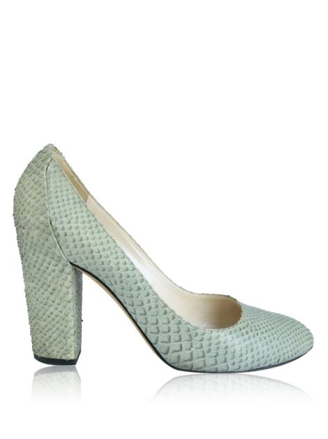 Sapato Christian Dior Python Verde