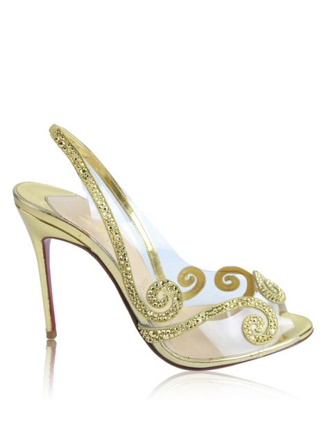Sapato Christian Louboutin Au Hameau Strass