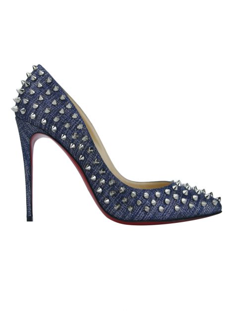 Christian Louboutin Follies Spikes ハイヒール sapato-christian-louboutin-