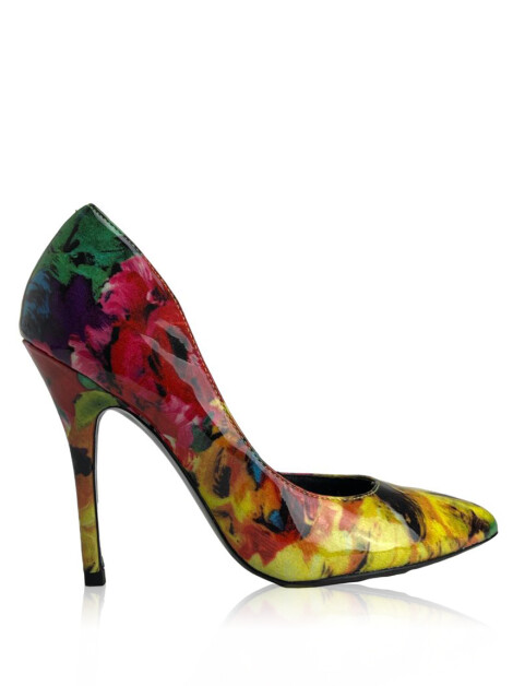Sapato de Salto Steve Madden Couro Estampado