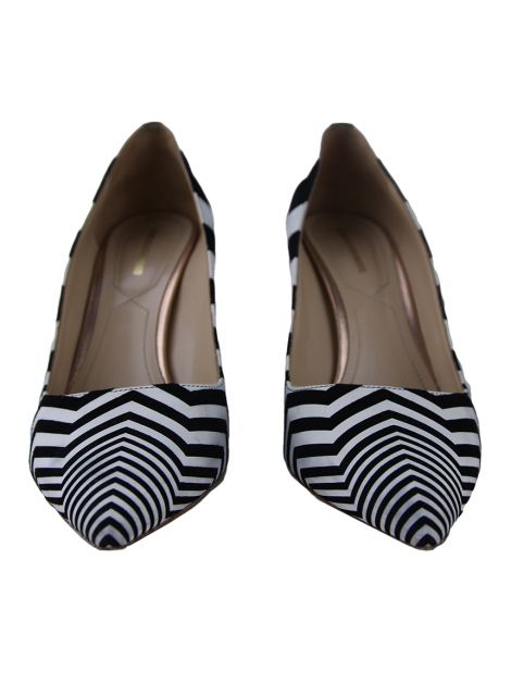 Sapato Nicholas Kirkwood Chevron Bicolor