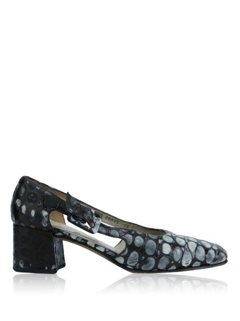 Sapato Saks Fifth Avenue Couro Estampado