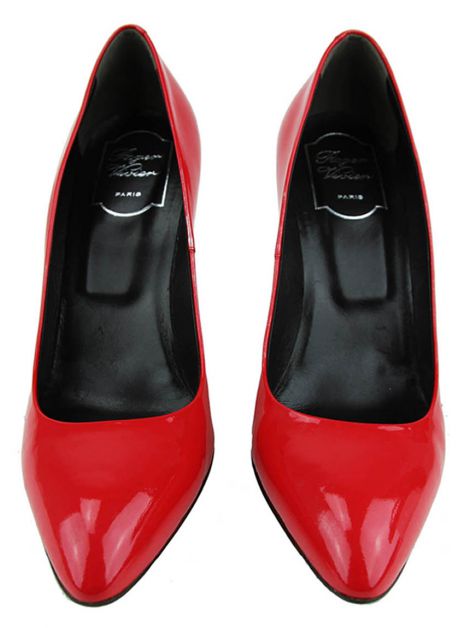 Scarpin Roger Vivier Verniz Vermelho
