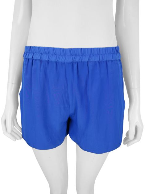Short American Vintage Tecido Azul