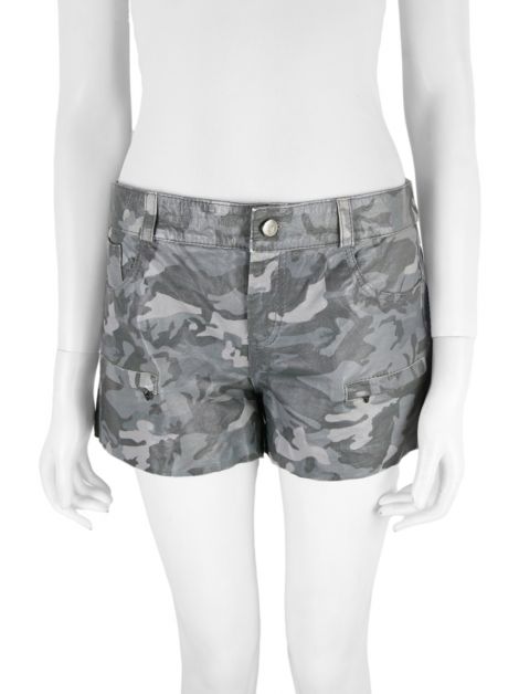 Short Patricia Viera Camuflado Cinza