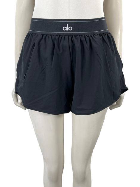 BANGKING 　☆alo Shorts Alo Yoga Tecido Preto - JXK85 Original | Etiqueta Única