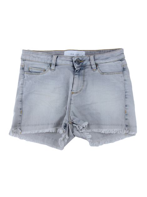 Shorts Iro Jeans Sarja Cinza Infanto Juvenil