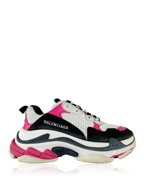 tenis balenciaga triple s rosa