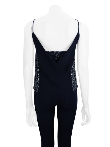Top Maria Garcia Guipure Preto