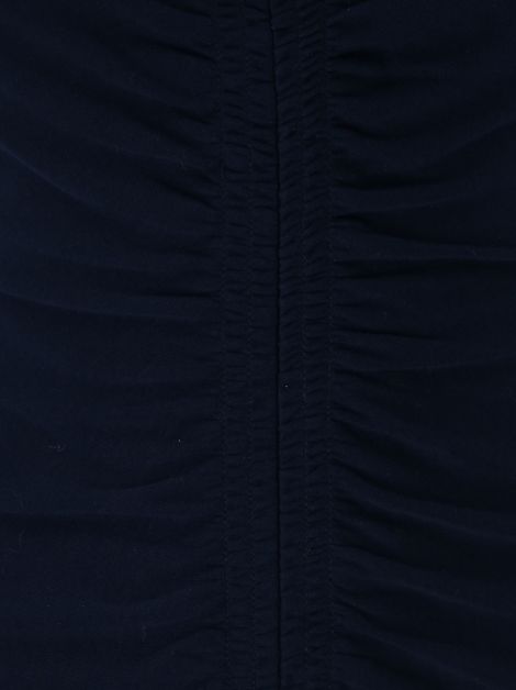 Vestido Akris Akira Tecido Azul Marinho