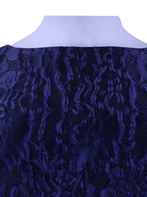 Vestido Aidan Mattox Tecido Bicolor