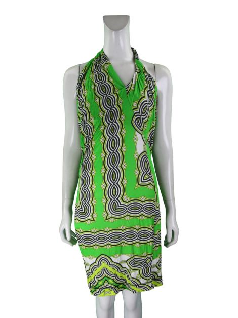Vestido André Lima Ombro Só Estampa Verde