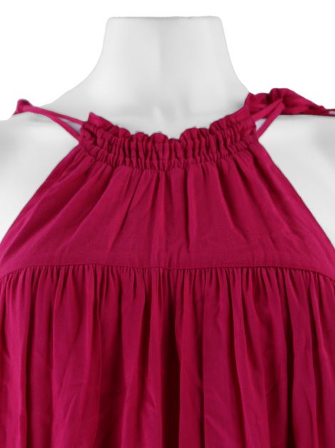 Vestido Anne Fernandes Premium  Babados Rosa
